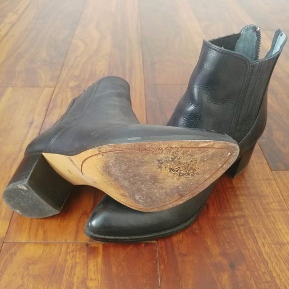 Halogen Black Leather Boots - Picture 4 of 4